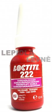 Loctite 222 Zajiova roub NP 10 ml