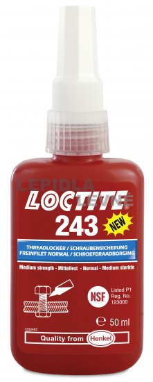 Loctite 243 Zajiova roub SP (CZ) 50 ml - Kliknutm na obrzek zavete