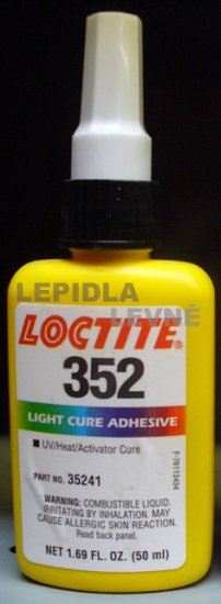 Loctite 352 UV lepidlo 250 ml - Kliknutm na obrzek zavete