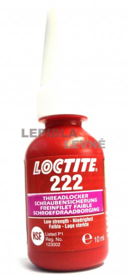 Loctite 222 Zajiova roub NP 10 ml - Kliknutm na obrzek zavete