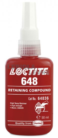 Loctite 648 Upevova spoj VP (CZ) 50 ml - Kliknutm na obrzek zavete